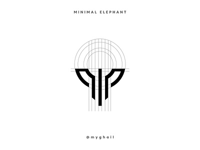 Elephant | Logo concept art branding creative design icon illustration inspiration logo minimal minimalism