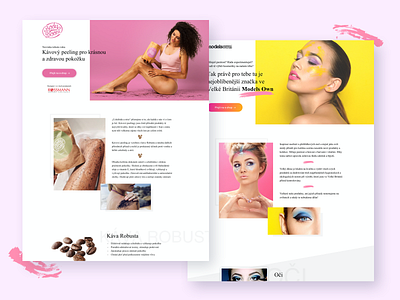 BodyBoom cosmetic landing landing page landing page design web web design webdesign website website design