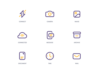 Spark Iconography app art clean design flat icon iconography illustration layout minimal minimalistic type typography web website