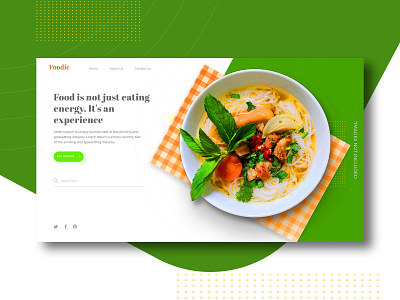 Restaurant food banner template design for website. branding branding design creative agency design graphic design product design ui user experience ux website website design