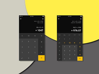 Calculator dailyui design scientificcalculator ui ux