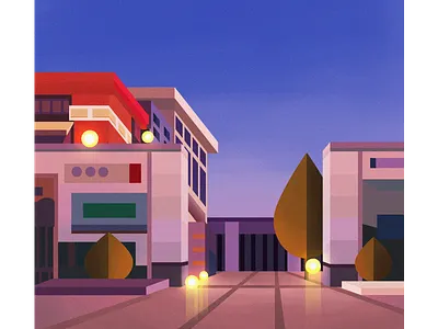 Architecture - 2 architecture design illustration 建筑 插图 设计