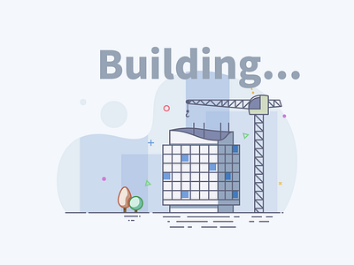 Building... illustration ui ux