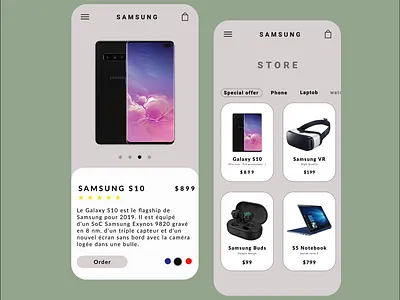 Samsung Store App adobexd app app design design ui ui design ux ux design uxui web design webdesign