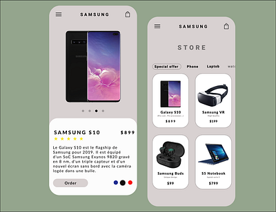 Samsung Store App adobexd app app design design ui ui design ux ux design uxui web design webdesign