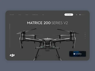 DJI Concept branding design flat minimal ui ux uxdesign uxui web website
