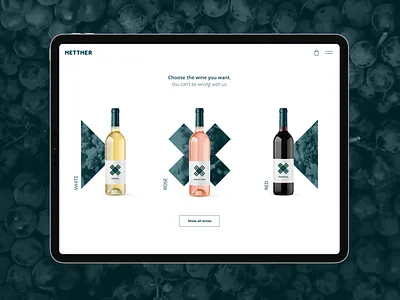 Nettner Winery branding e shop ecommerce mobile product product design ui ux