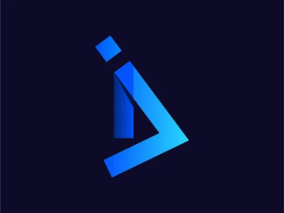D for Dzikround blue brand d design dribbble dzikr gradient icon identity illustration illustrator logo mark minimal modern msaifulhak musafeer simple symbol ui design
