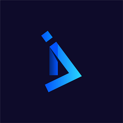 D for Dzikround blue brand d design dribbble dzikr gradient icon identity illustration illustrator logo mark minimal modern msaifulhak musafeer simple symbol ui design