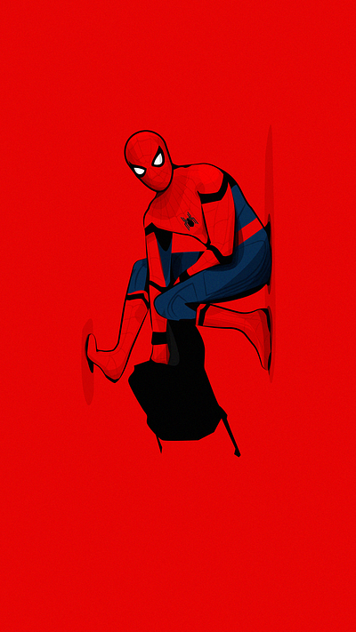 homecoming spider man color design illustration illustrator photoshop