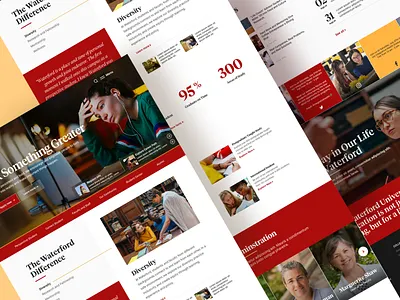 University Website (Concept) college design inspiration school student ui university ux website