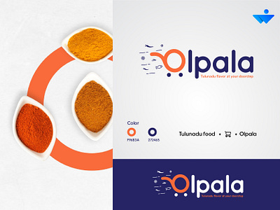 Olpala logo concept branding design flat graphic illustration logo logo icon logos typogaphy typography logo vector web web logo website