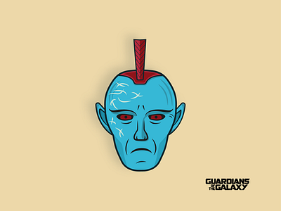 Guardians Of The Galaxy - Yondu character digital art fan art galaxy graphicdesign guardians of the galaxy guardiansofthegalaxy illustration illustrator marvel marvelcomics vector yondu