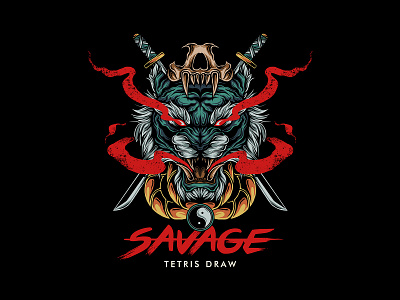 TIGER DESIGN ILUSTRATION apparell branding clothing handdraw illustration illustration art tiger tiger logo tiger mascot tshirt tshirt design