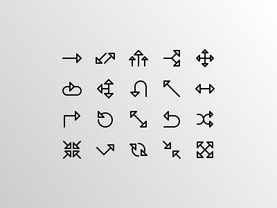 Directional Arrows 03 app arrow arrowhead arrows creative design icon icon bundle icon set iconfinder outline pictogram stock stroke ui uiux user experience user interface vector web
