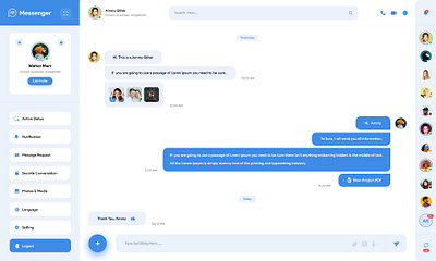 Facebook Messenger Redesign 2020 trend app design app ui chat app chat box facebook facebook messenger icon massage ui message app messager messager ui redesigned team ui ux ui design ux web design