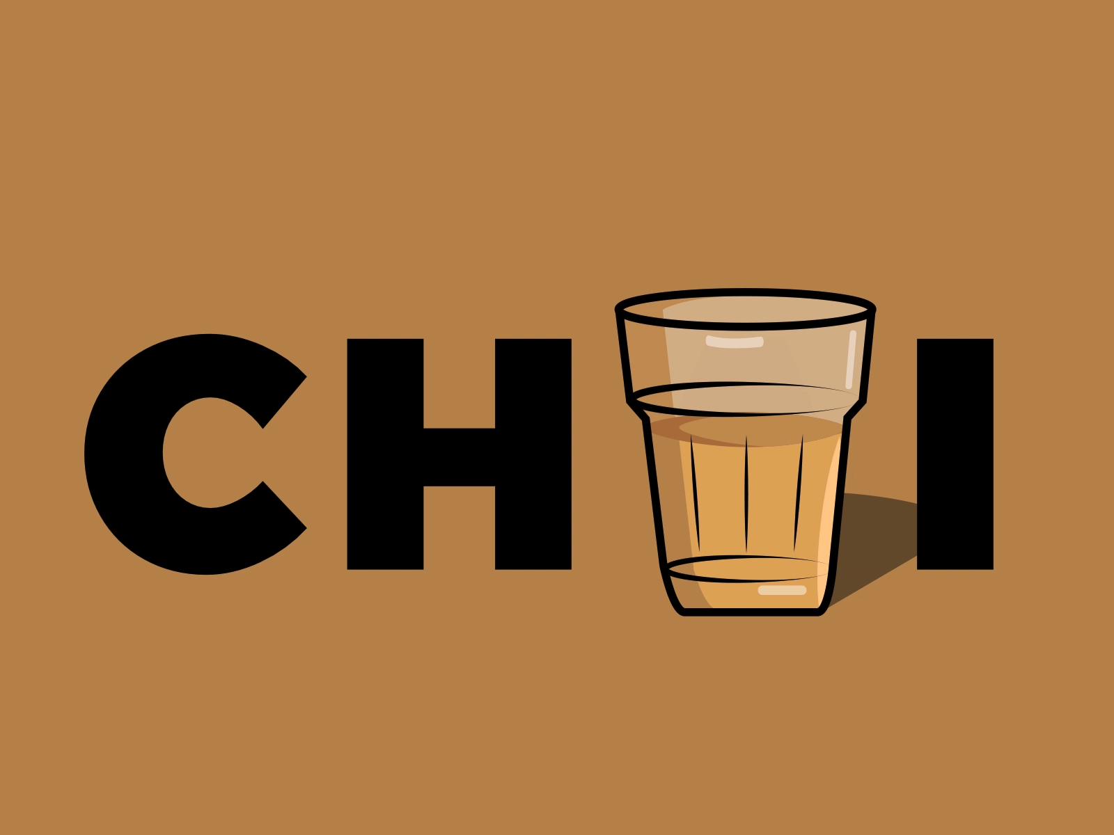 Chai animation design illustration vector