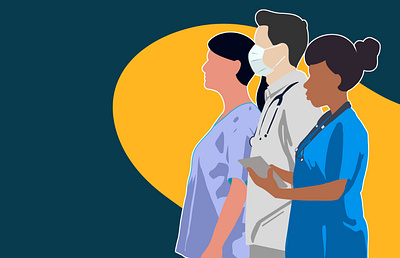 A Time for Nurses coronavirus covid covid 19 doctor doctors drawing first heroes hospital hospitals illustration nurse nurses quarantine