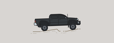 Toyota Tacoma car illustration taco toyota truck trucks