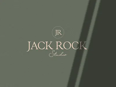 Jack Rock Logo using Myona Serif and Elfani Script branding design display font editorial design font font collection logo logodesign logos logotypes typography
