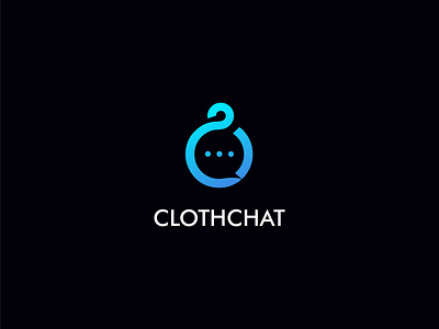 Cloth Chat brand branding chat clean cloth clothchat clothing communication contact conversation corporate design logo logo design logodesign modern logo