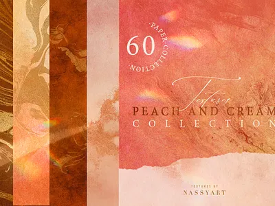 60 Peach and Cream Textures abstract art backdrop background backgrounds branding brown carton collection color craft crafted creased crumple decoration design empty summer texture