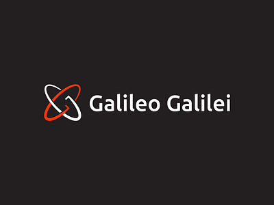 Galileo Galilei Monogram design g galaxy geometric geometry graphic design icon logo mark minimal monogram space type univers