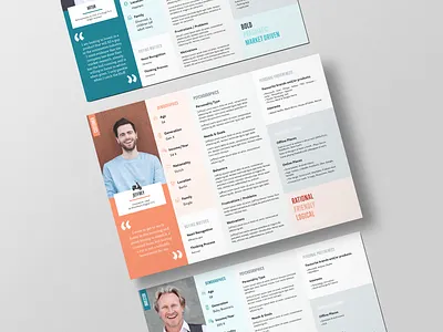 Personas adobe indesign branding design graphic design personas target audience