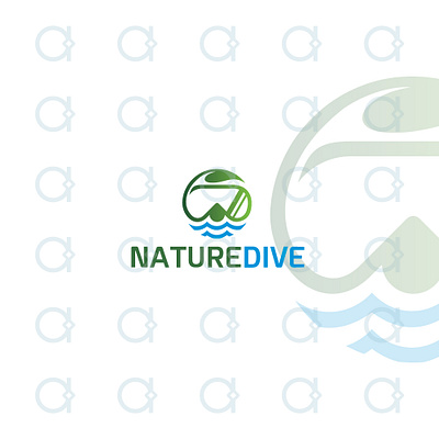 Diving Logo beach design dive diver divers diving eco healthy logo nature ocean pool sea snorkeling sport summer swim swimmer swimming vector