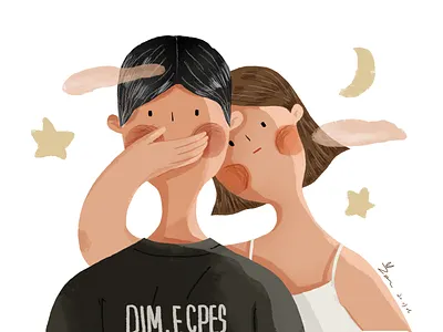 boy and girl animation icon illustration minimal typography ui web website 图标 设计