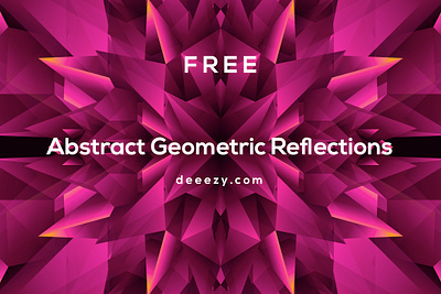 4 Free Abstract Reflections abstract decorative deeezy free free graphics free shapes free vector freebie geometric reflections shapes vector vectors