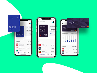 Expense Tracker appdesign bank banking design expensetracker figma figmadesign ios ui ux