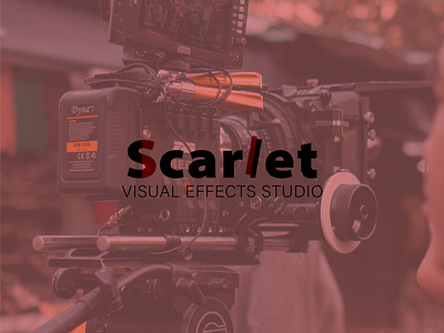 Scarlet - 30 Days Challenge #09 30 day logo challenge brand design brand identity branding flat illustrator logo logo design scared scarlet scarlet logo typography vector vector art vfx visual effects