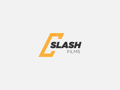 Logo for Slash Films(30 Day Logo Challenge) branding design flat illustrator logo logo concept logo design logo design branding logo designer minimal