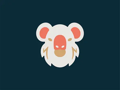 Koala animal australia bear ears eyes geometry icon illustration koala nose shape wild