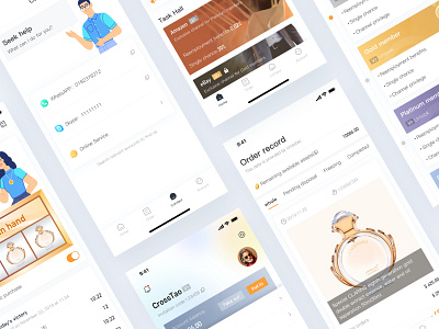 Shopping app app ui