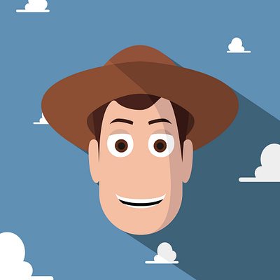 Woody artwork childhood disney illustration memories minimalism movie pixar toystory woody