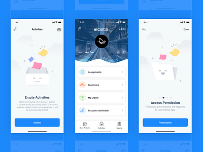 indata Mobile App Design agilelarks app app design assignments design design agency indata mobile app design mockup my orders ui ux web design and development
