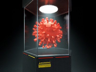 Isolated virus 3d c4d cinema4d coronavirus covid 19 covid19 dailyrender design everyday motion design redshift3d render virus