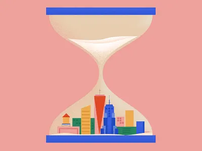 Waiting on NYC city cityscape conceptual art conceptual illustration covid covid 19 design editorial design editorial illustration illustration new york new york city nyc