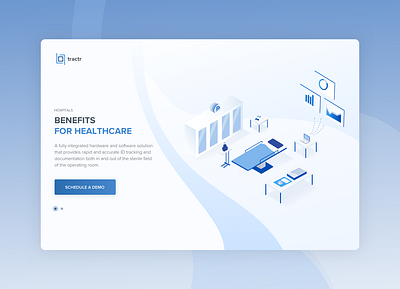 Hospital Room Illustration design health healthcare hospital illustration isometric ui
