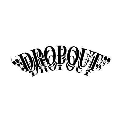 "Dropout" by Connor Branding adobeillustrator brand branding clothing brand clothing design connorbranding design graphicdesign identity logo logodesign