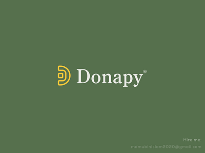 Donapy® Brand Identity brand identity branding color logo colorful logo gradient lettermark logo logo design logodesign logomark logotype minimal minimal logo modern modern logo modern logos simple simple logo symbol typography