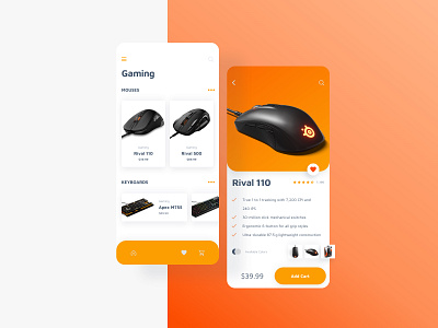 SteelSeries Re-Design Concept app branding branding concept graphic design icon identity design ui ux web website