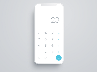 Daily UI #004 - Calculator app calculator daily ui dailyui design ui ui design uidesign