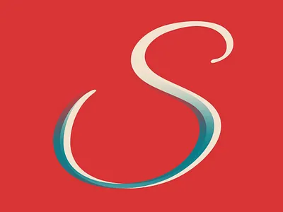 S design lettering typography vector