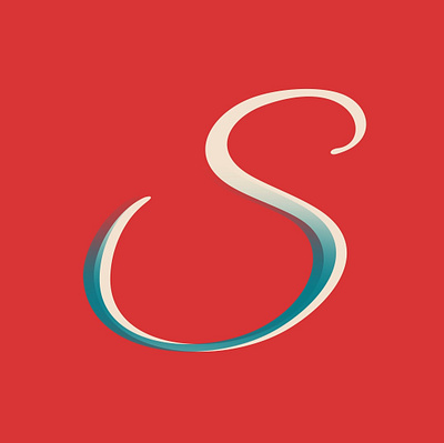 S design lettering typography vector