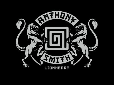 Anthony Smith - Lionheart badge bjj emblem mma ufc