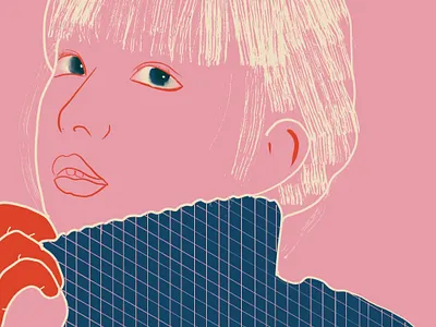 pinky art design illustraion procreate