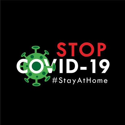 Stop CoVID-19 branding illustration illustrator mockup thirty day logo challenge thirtylogo thirtylogochallenge vector